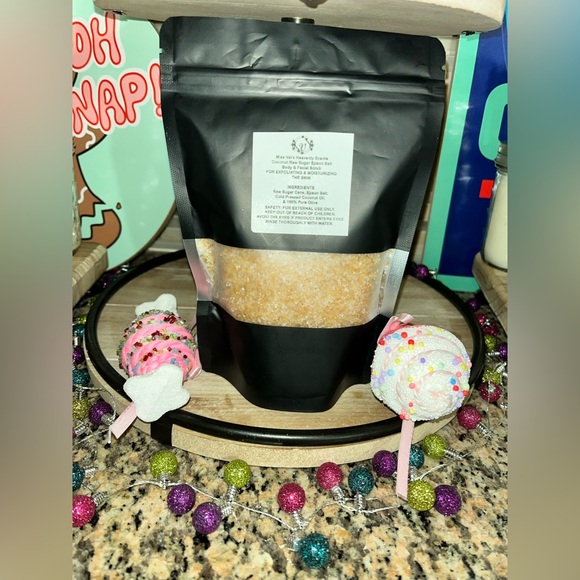 Miss Val’s Heavenly Scents Other - Coconut Raw Sugar Epson Salt Body & Facial Scrub EXFOLIATING & MOISTURIZING